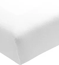 FORMESSE | Jersey-Spannleintuch "Bella Donna" 180/200 cm - 200/220 cm (Weiss) | 